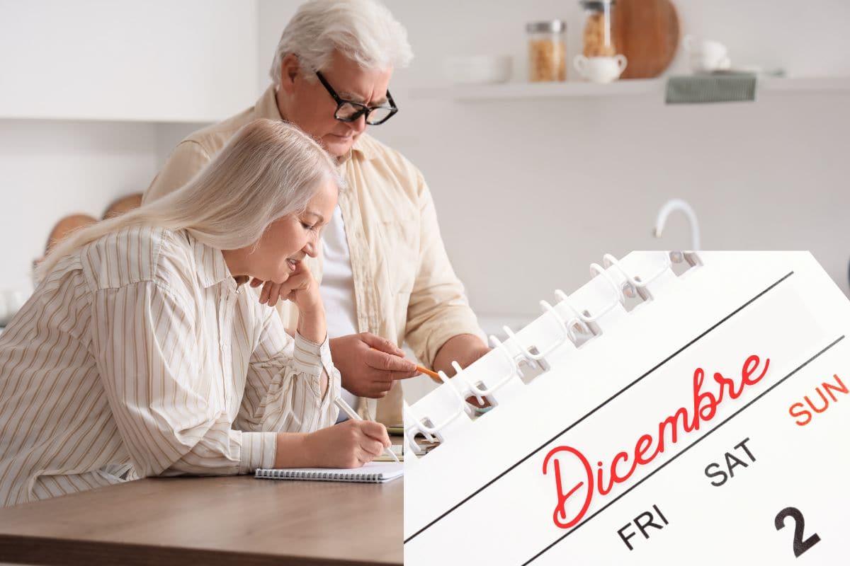 pensionati e calendario dicembre