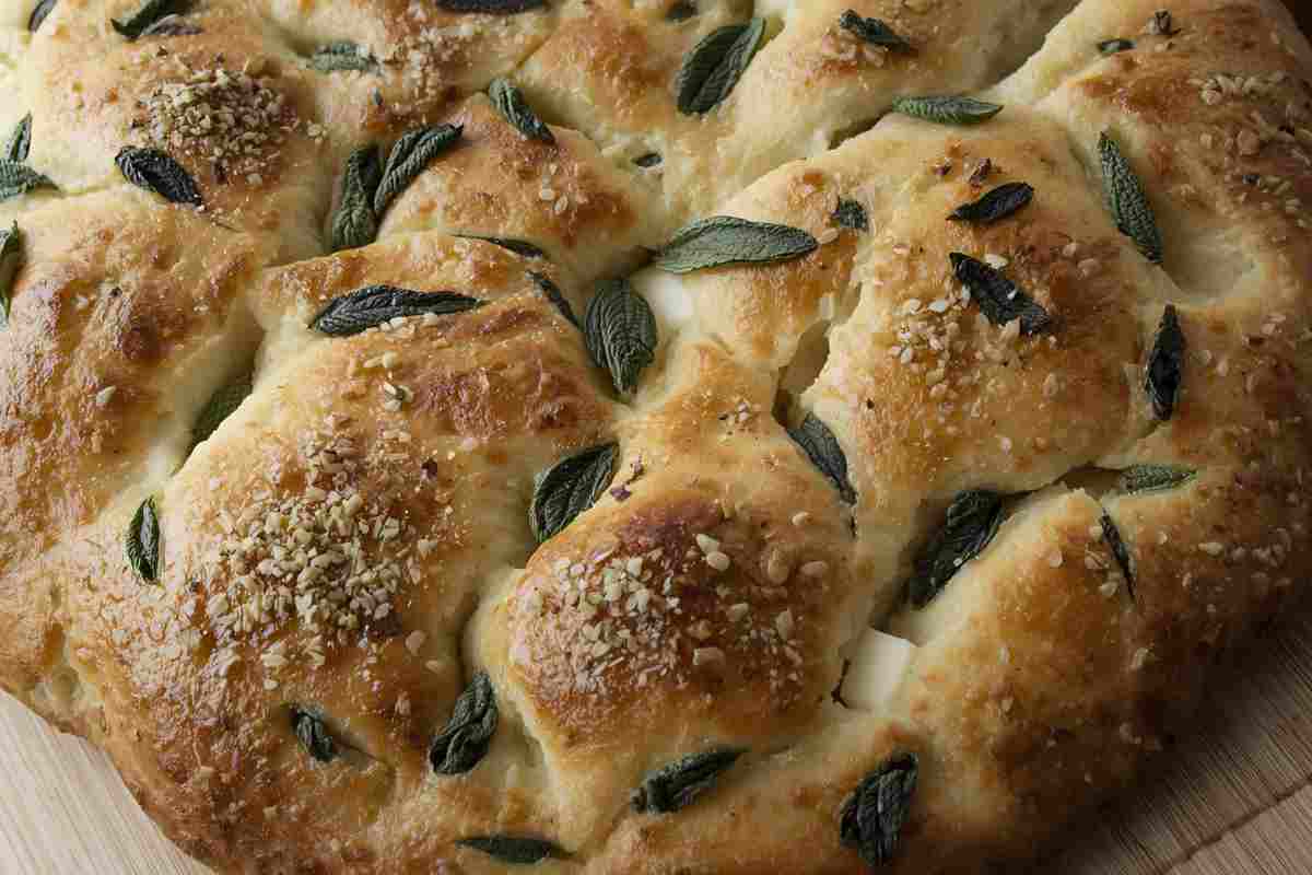 focaccia burro nocciola e salvia